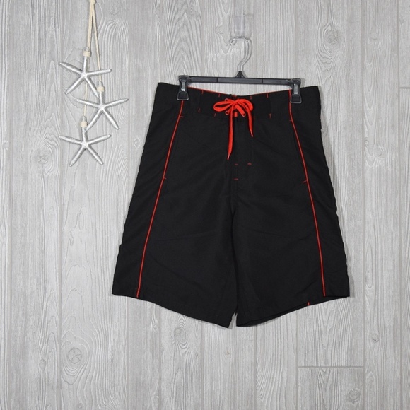 Rolling Stones Board Shorts Swim Bathing Suit Sticky Fingers LP Tongue - Picture 2 of 8